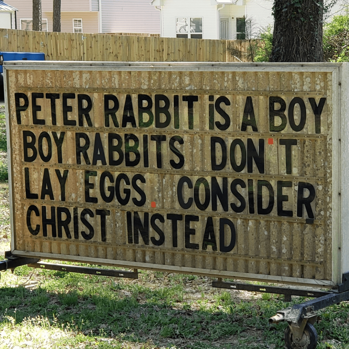 Jesus’ Personal Rabbit